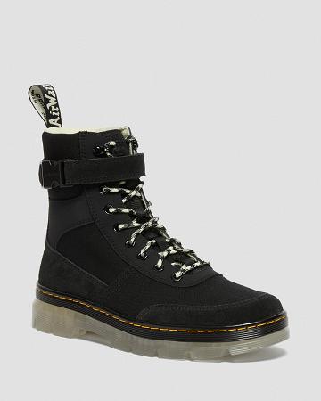 Botas Casuales Dr Martens Combs Tech Iced Mujer Negros | MX 683YXF